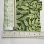 Notebook Cover-Jungle Aria Leaves on Dark Green-Fits up to 6x9x1 Book or Notebook With or Without Coil Binding