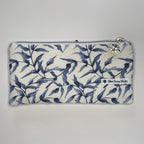 Pencil Case-2 Sections-Blue Willow Pattern on White-8.5"x4.25"