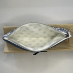 Pencil Case-2 Sections-Blue Willow Pattern on White-8.5"x4.25"